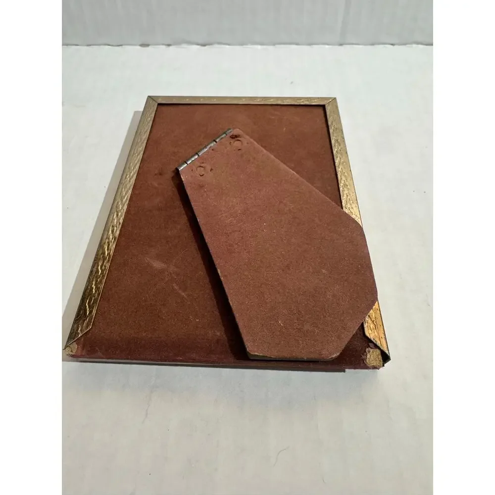Vintage brass photo frame